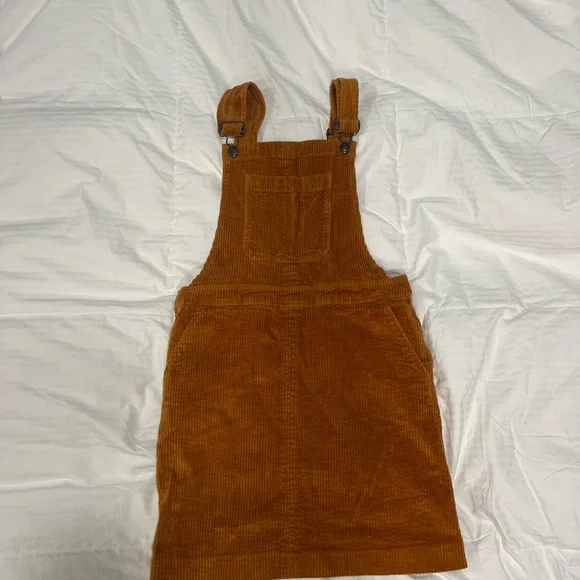 Madewell Corduroy Overall Dress - Picture 2 of 14